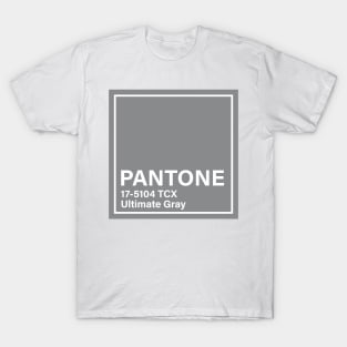 pantone 17-5104 TCX Ultimate Gray T-Shirt